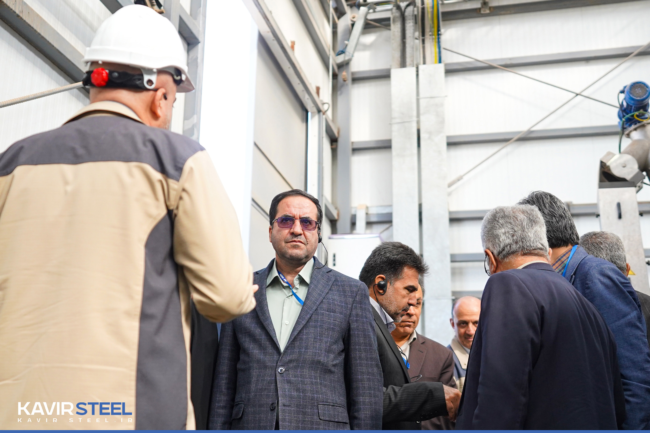 بازدید رئیس سازمان منابع طبیعی و آبخیزداری کشور از فولاد کویر