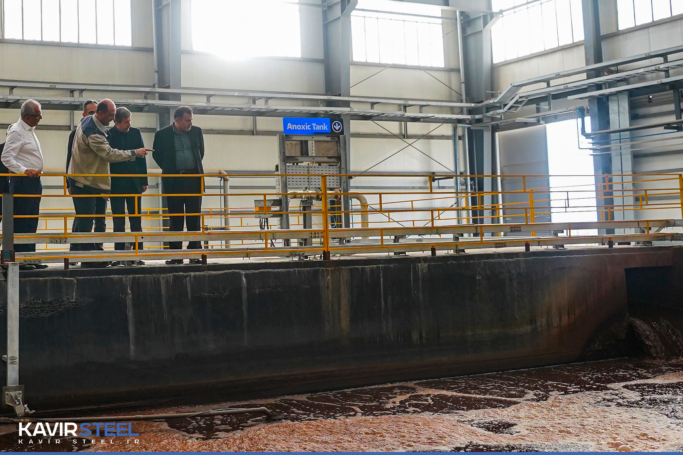 بازدید استاندار اصفهان از کارخانه فرآوری آب فولاد کویر