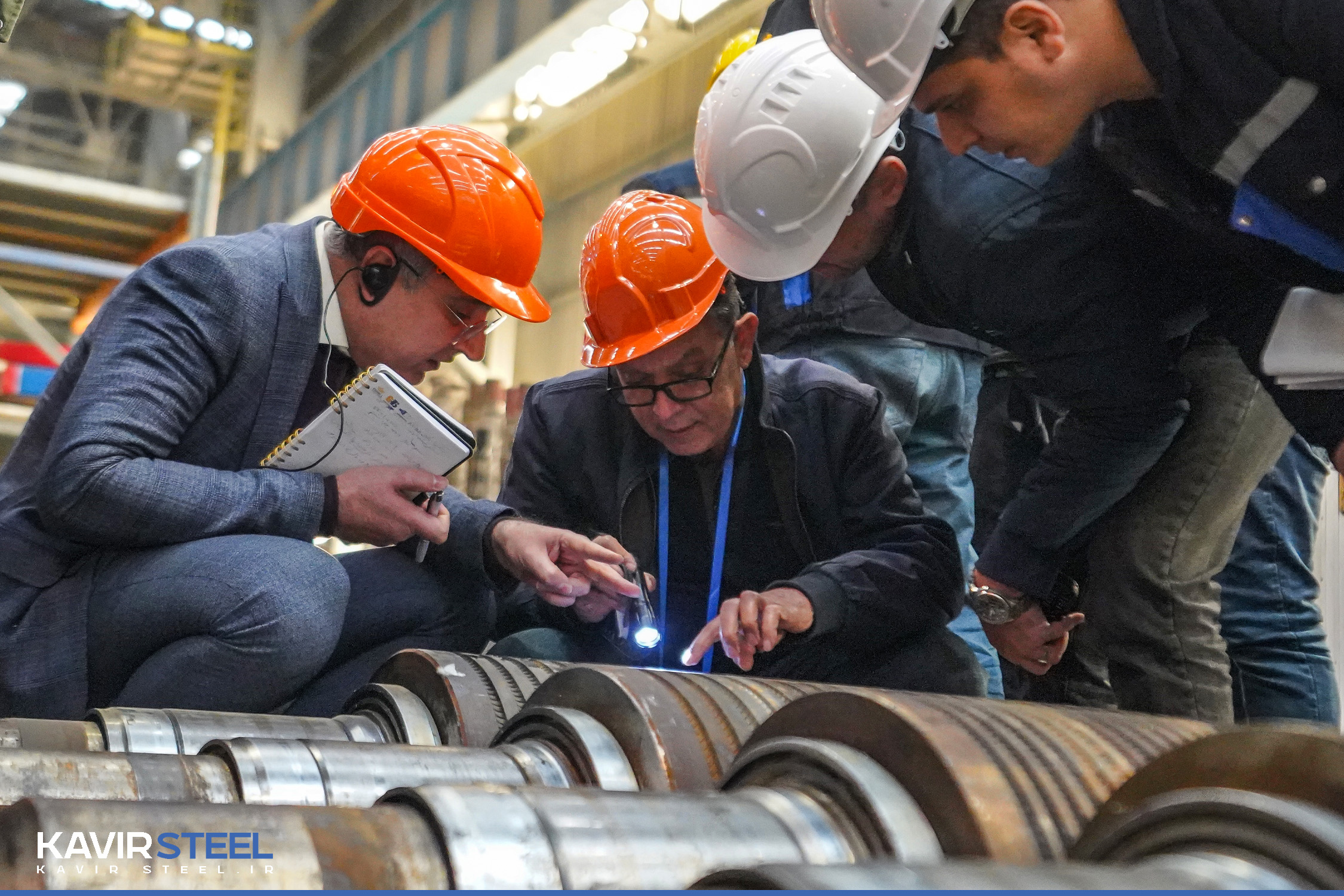 بازدید شرکت تولیدی چدن سازان از فولادکویر