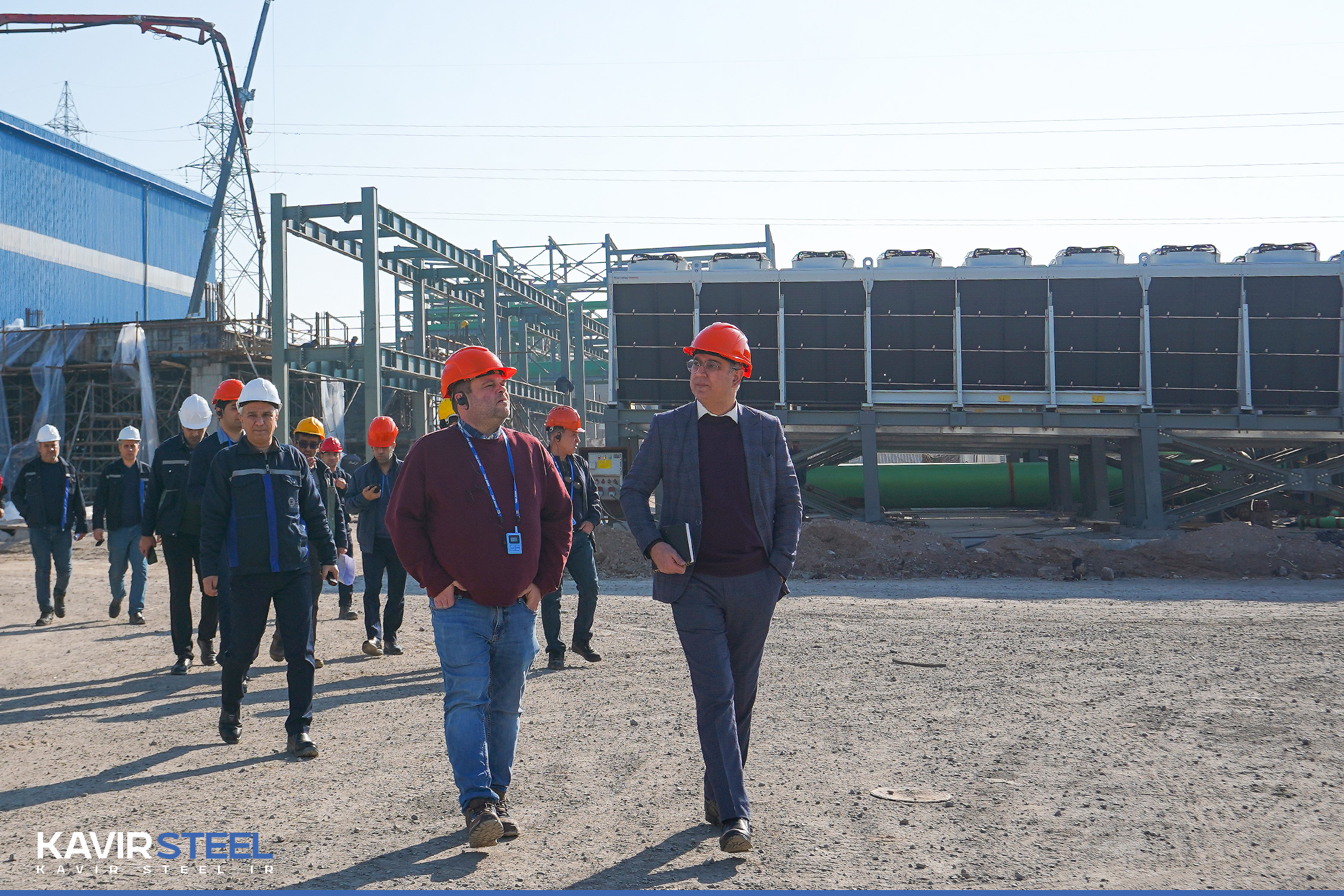 بازدید شرکت تولیدی چدن سازان از فولادکویر