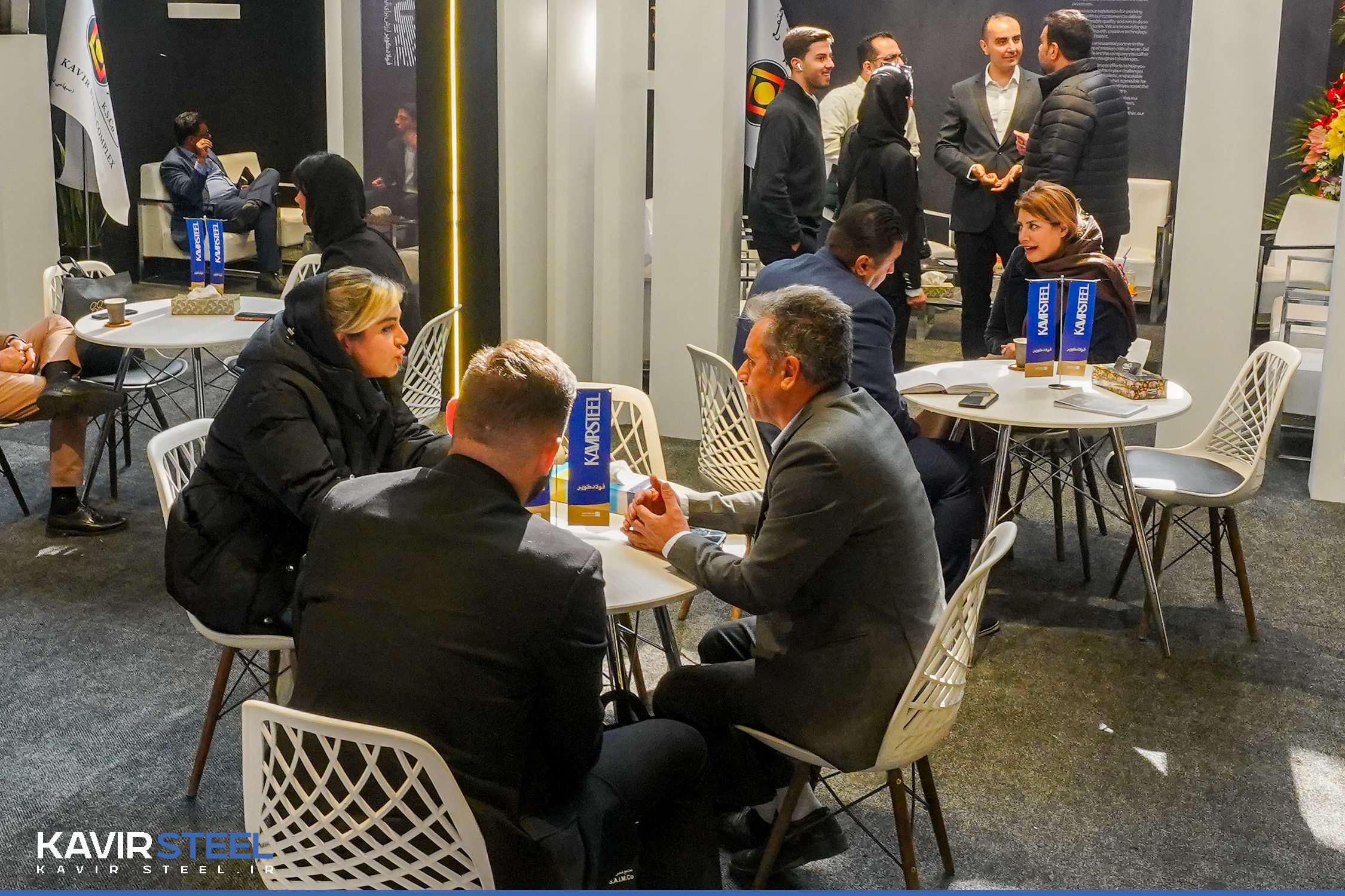 غرفه فولاد کویر در دومین روز از بیست و دومین نمایشگاه متافو تهران