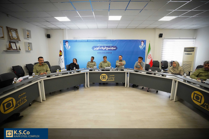 بازدید مدیران ارشد محیط زیست قم، سمنان و اصفهان از مجتمع فولاد کویر