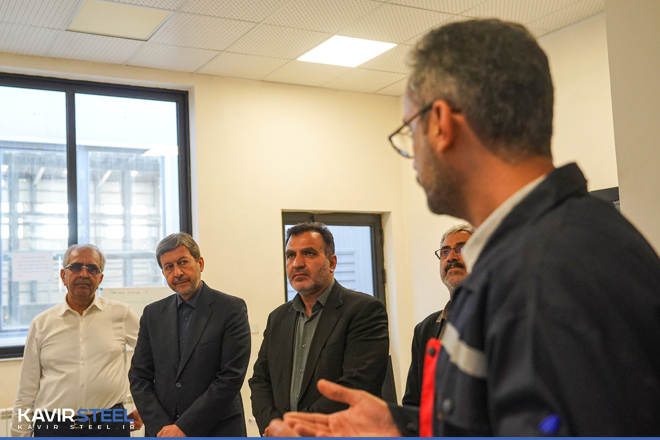 بازدید استاندار اصفهان از کارخانه فرآوری آب فولاد کویر