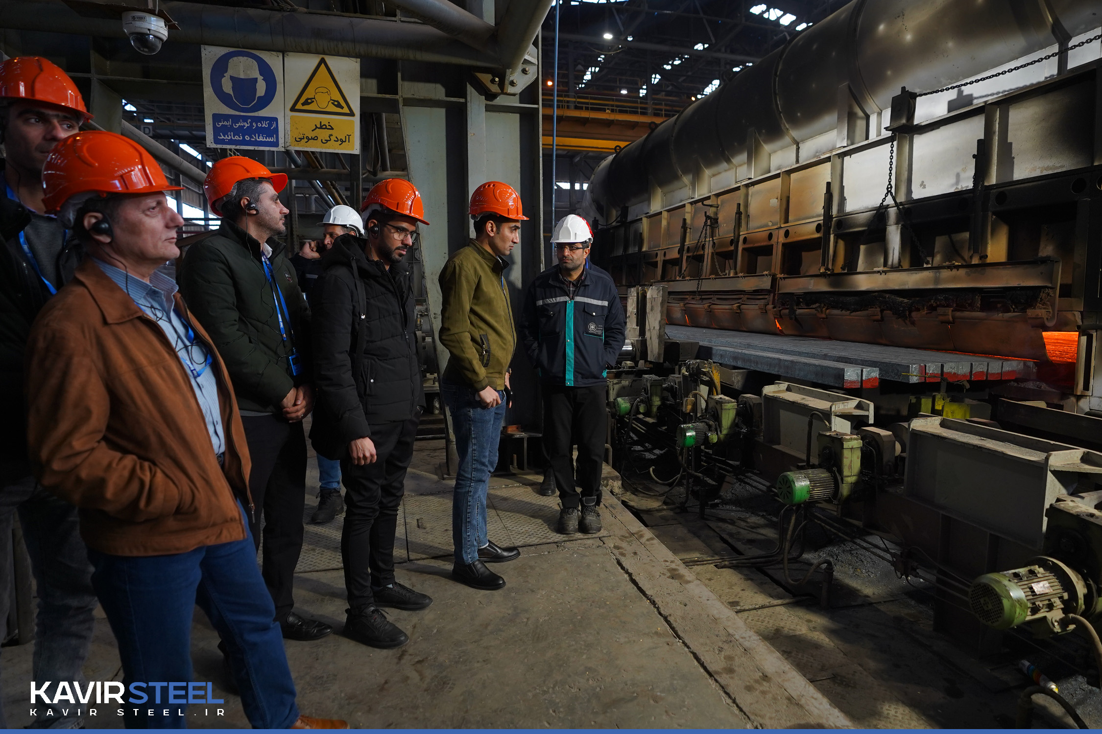 بازدید جمعی از مدیران ارشد مجتمع فولاد روهینا جنوب از فولاد کویر