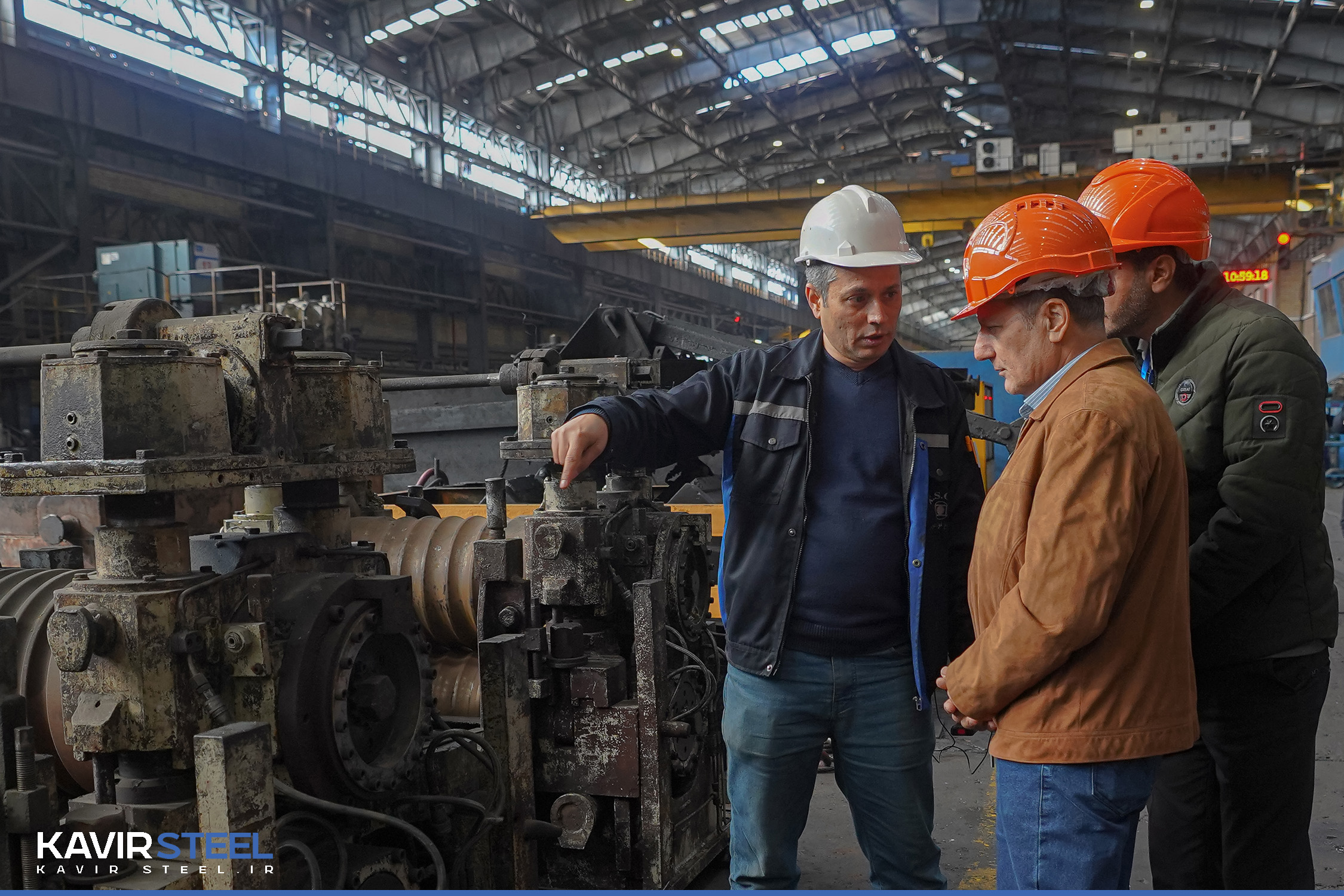 بازدید جمعی از مدیران ارشد مجتمع فولاد روهینا جنوب از فولاد کویر