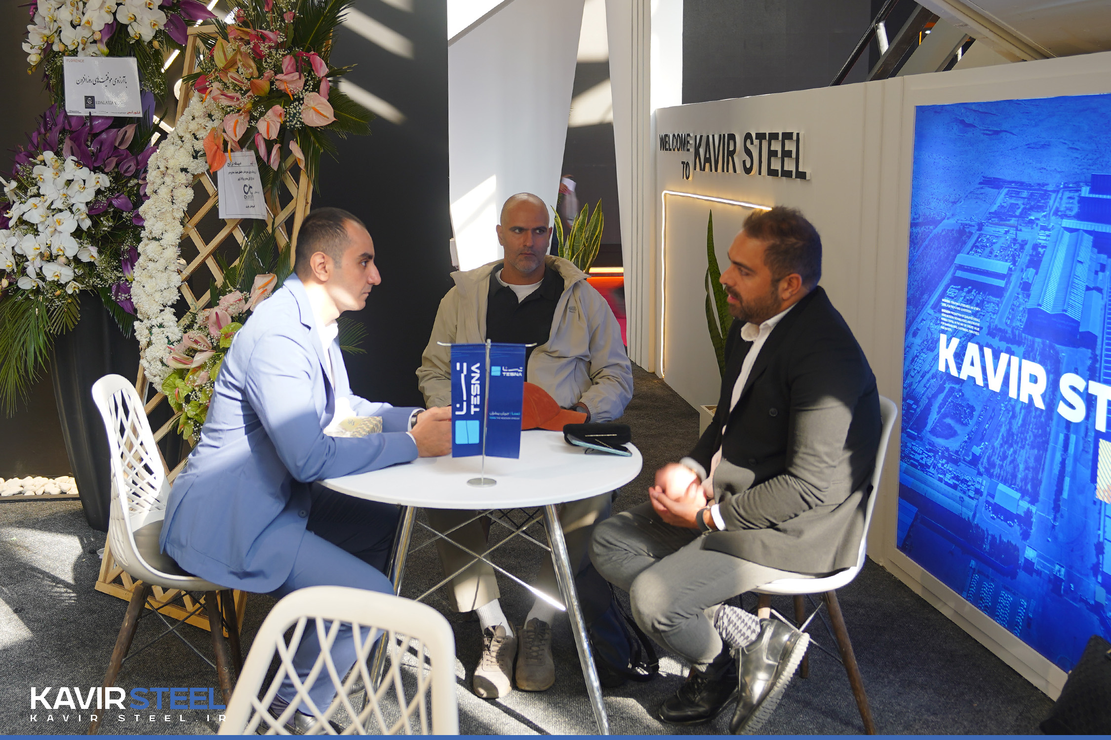 غرفه فولاد کویر در آخرین روز از بیست و دومین نمایشگاه متافو تهران