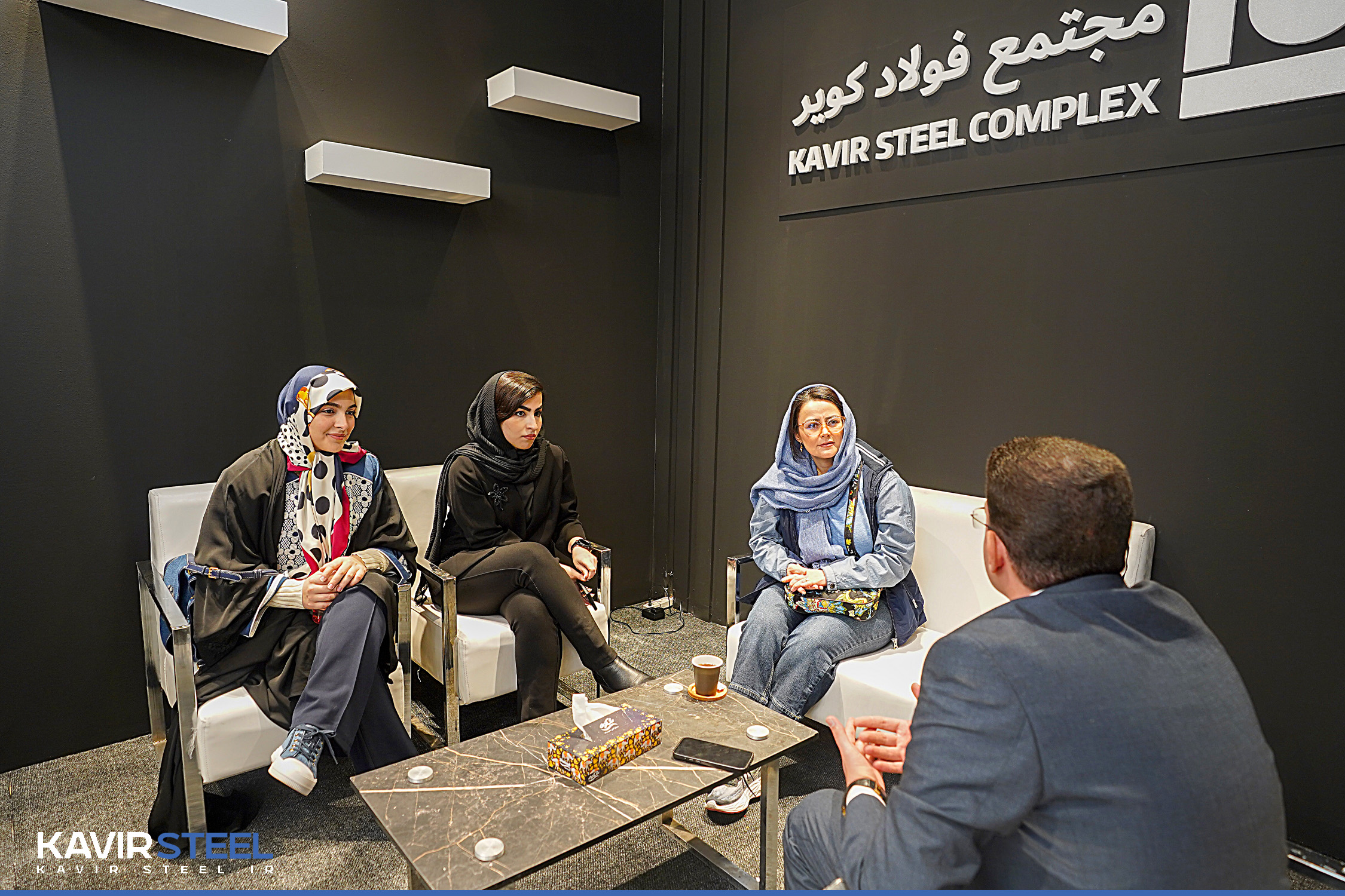 غرفه فولاد کویر در دومین روز از بیست و دومین نمایشگاه متافو تهران