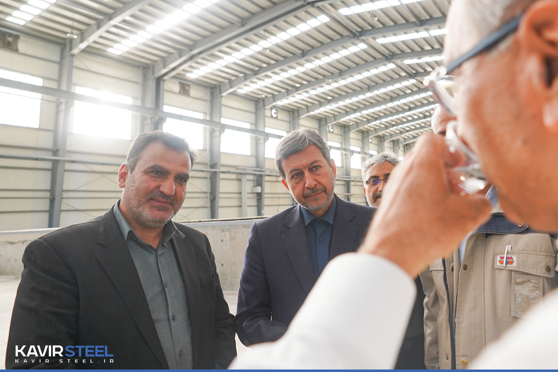 بازدید استاندار اصفهان از کارخانه فرآوری آب فولاد کویر