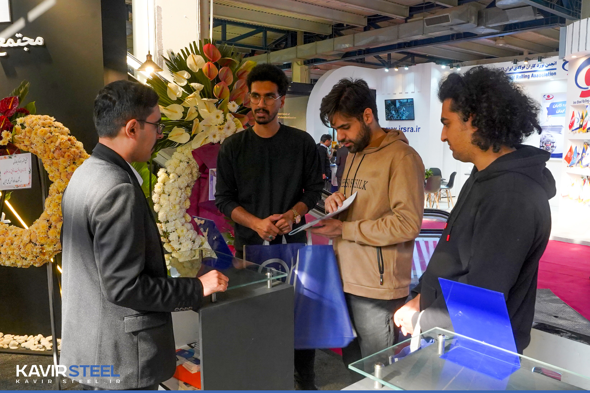 غرفه فولاد کویر در سومین روز از بیست و دومین نمایشگاه متافو تهران