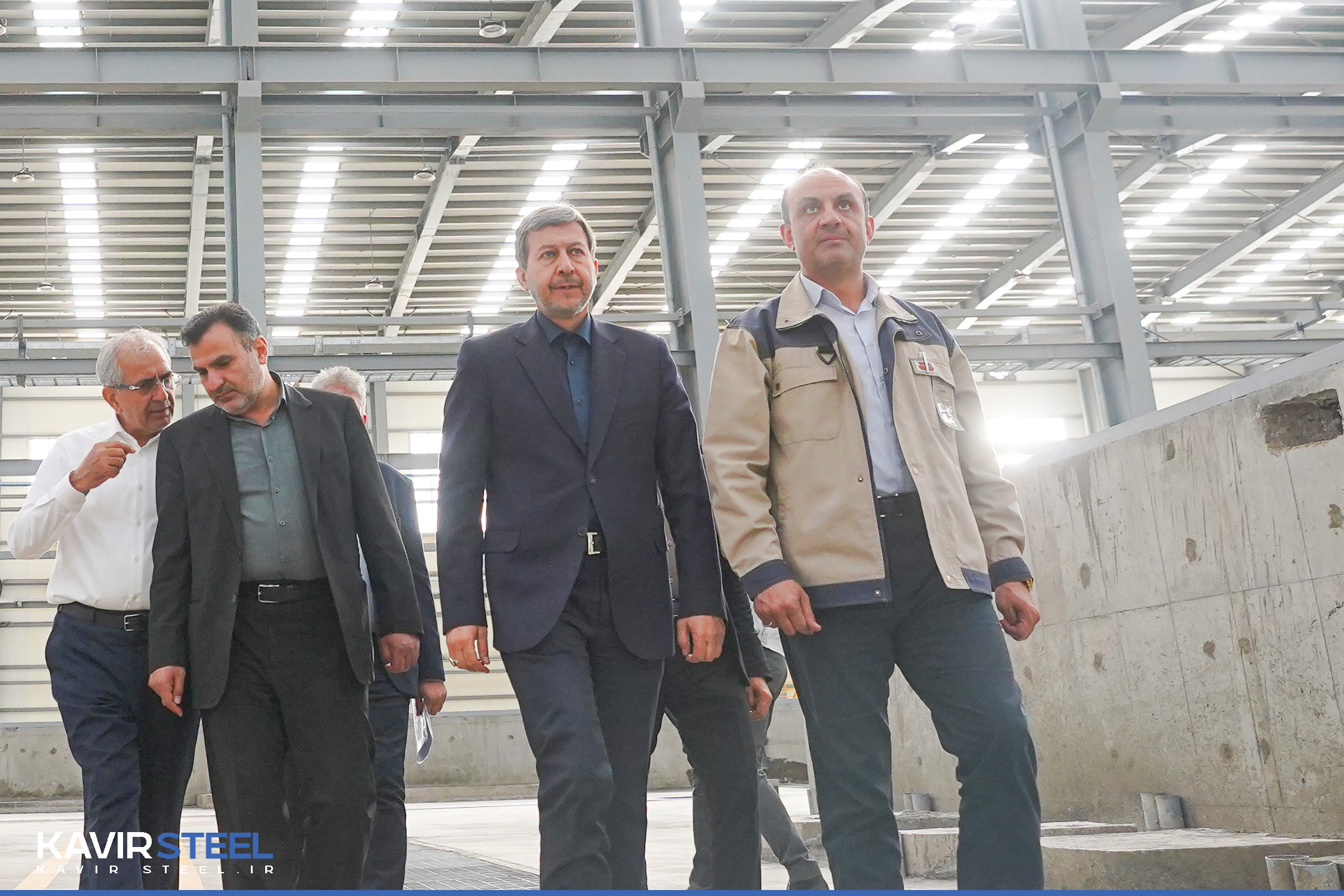 بازدید استاندار اصفهان از کارخانه فرآوری آب فولاد کویر