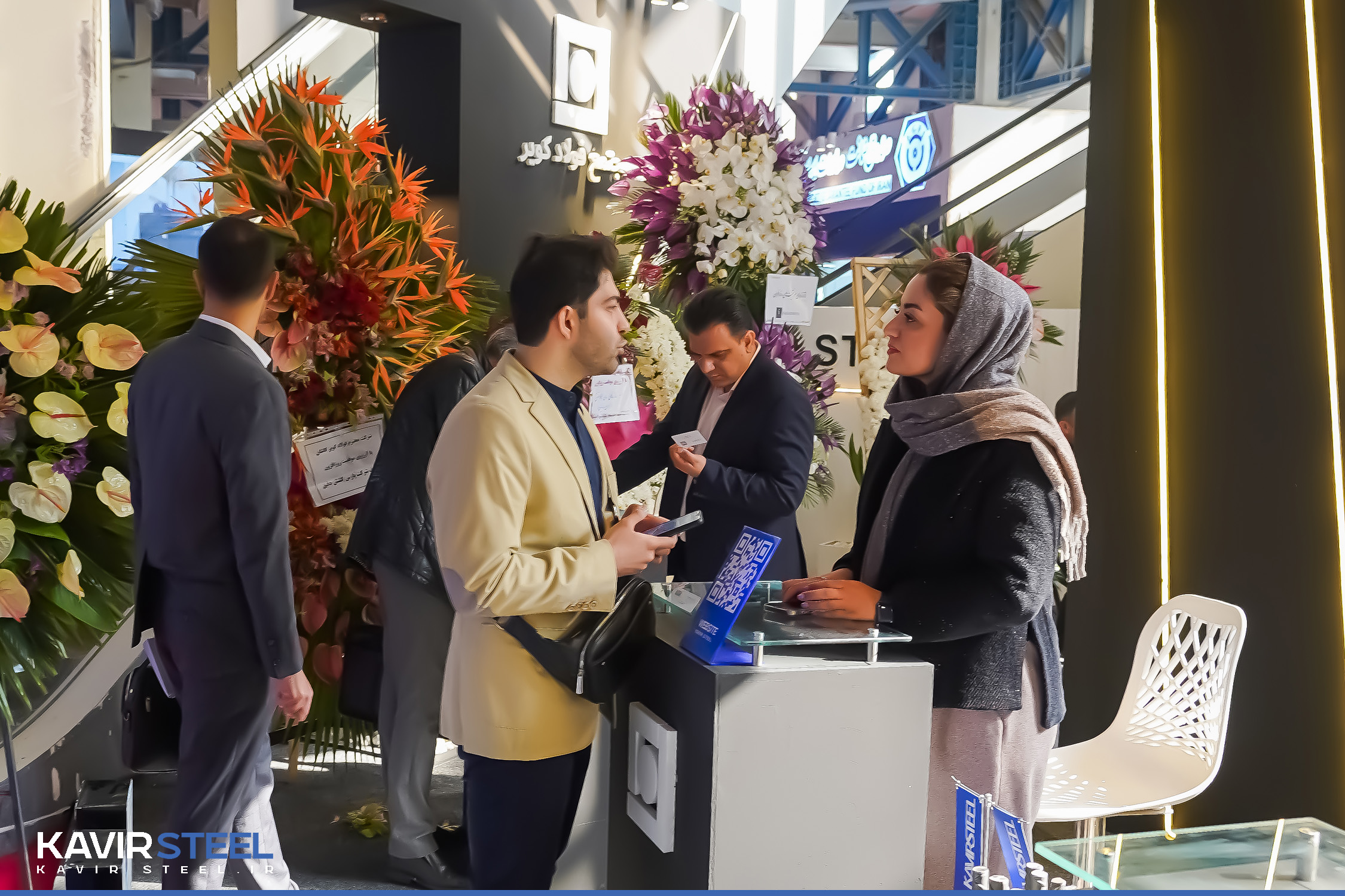 غرفه فولاد کویر در سومین روز از بیست و دومین نمایشگاه متافو تهران