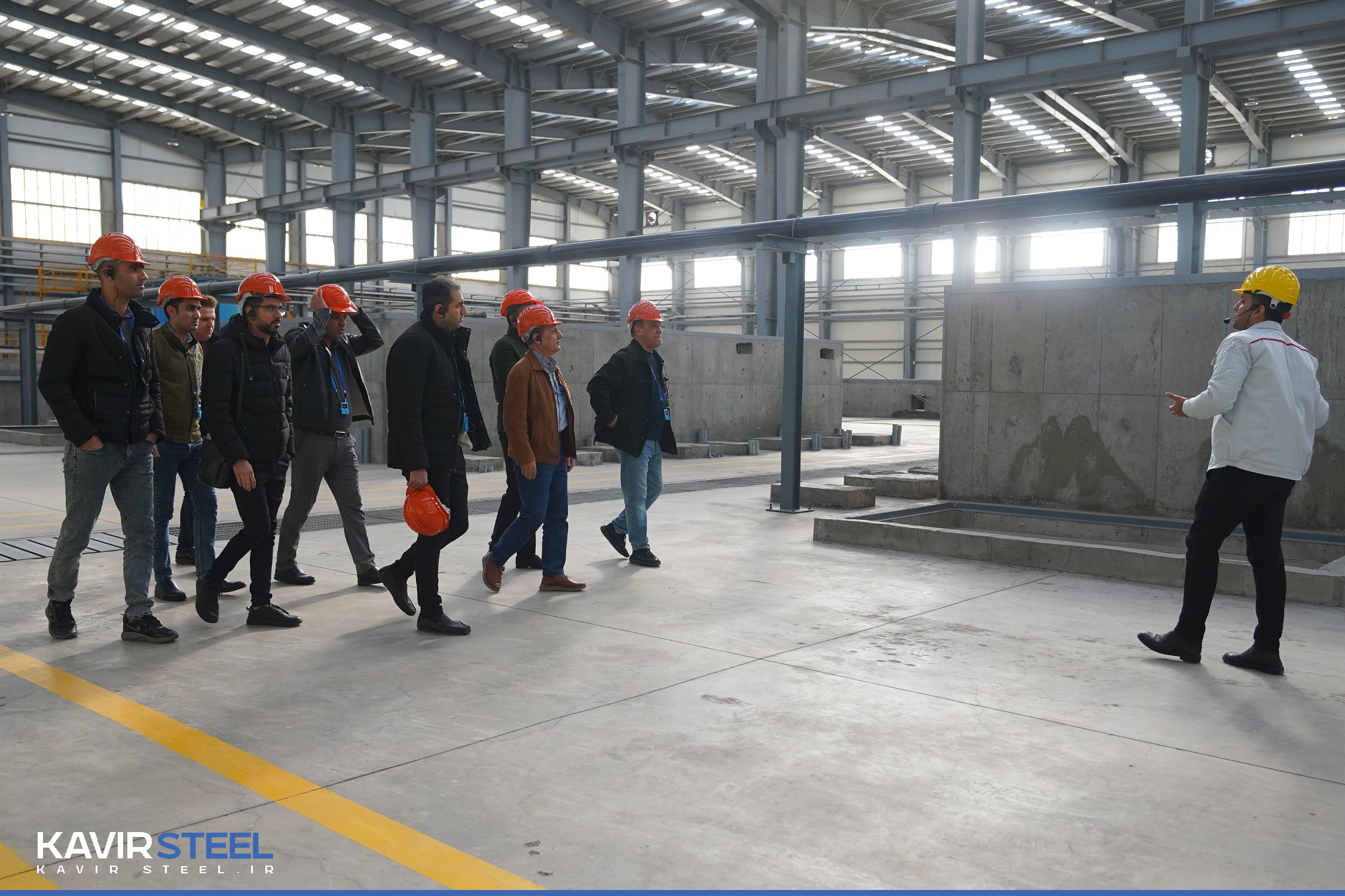 بازدید جمعی از مدیران ارشد مجتمع فولاد روهینا جنوب از فولاد کویر