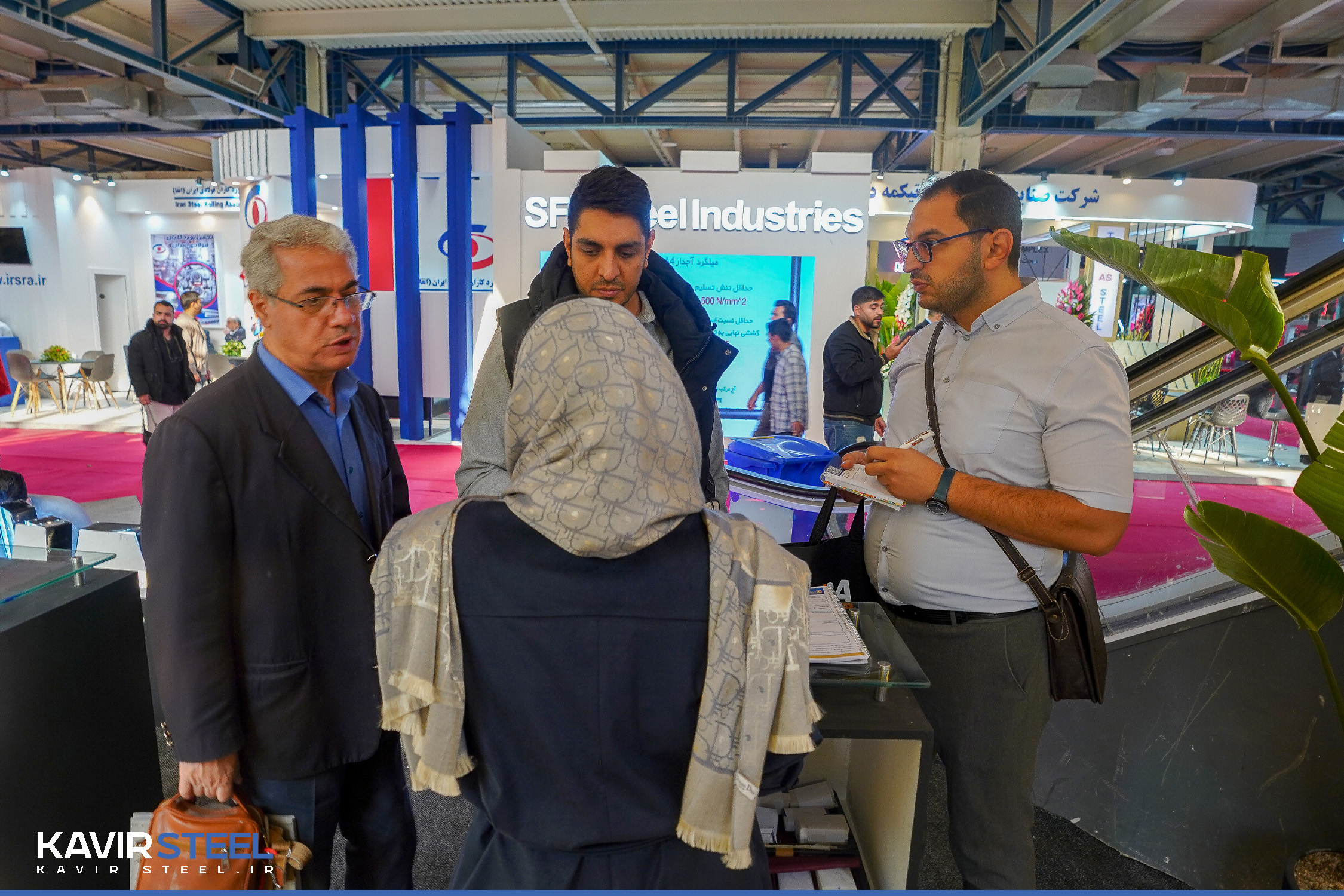 آغاز به کار نمایشگاه متافو/ فولادکویر در بیست و دومین نمایشگاه فولاد و متالورژی تهران