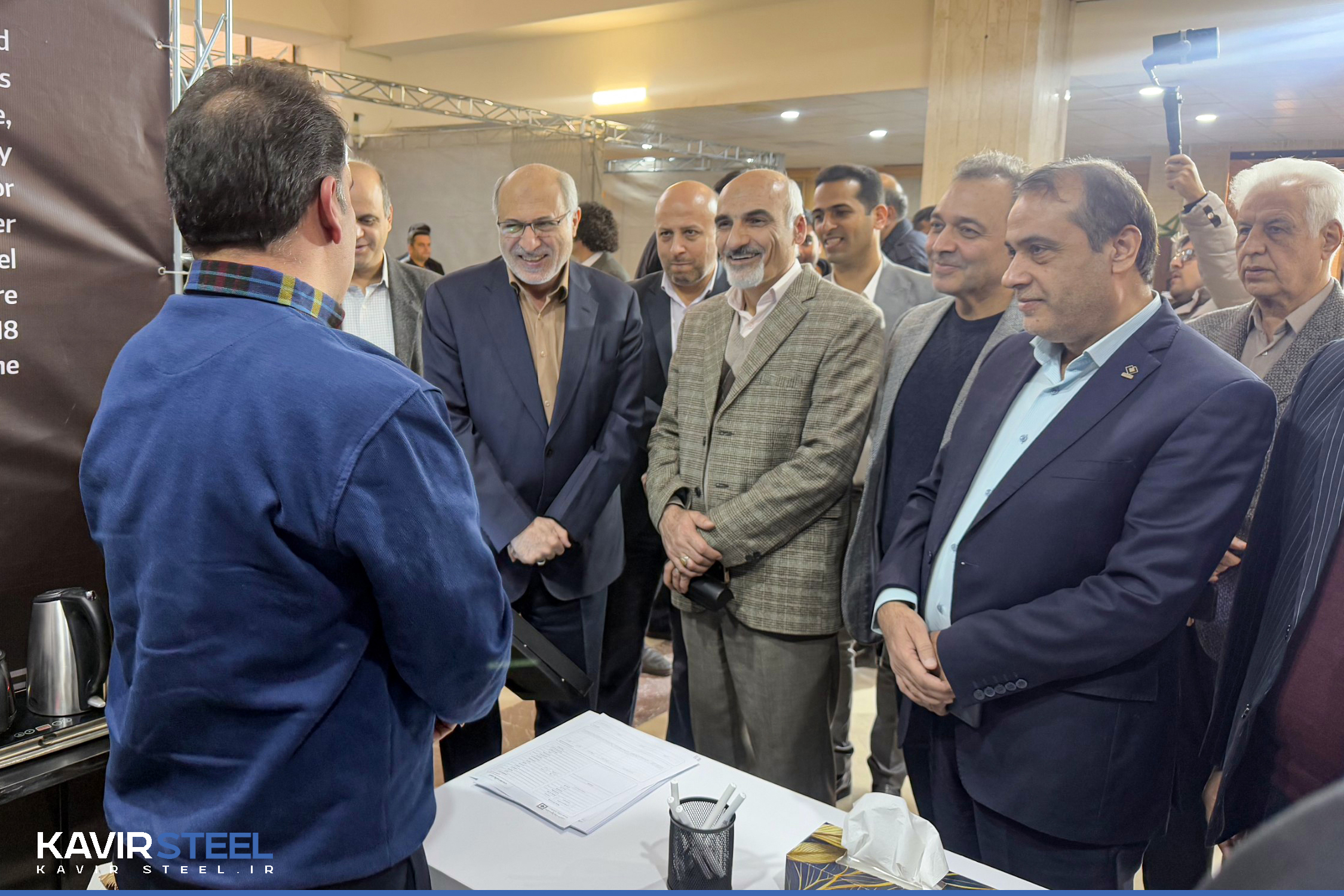 حضور فولاد کویر در نخستین نمایشگاه کار دانشگاه کاشان