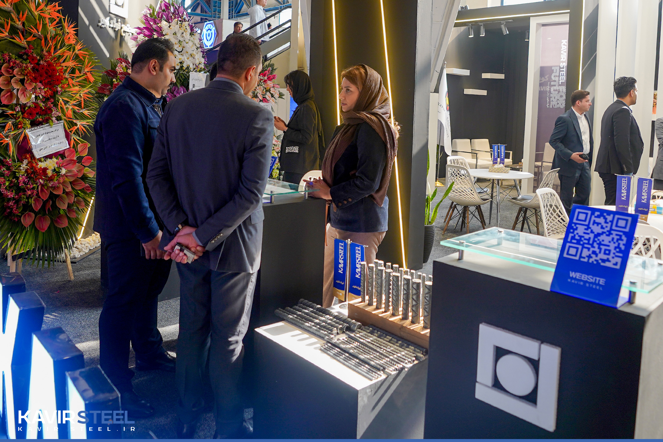 غرفه فولاد کویر در دومین روز از بیست و دومین نمایشگاه متافو تهران