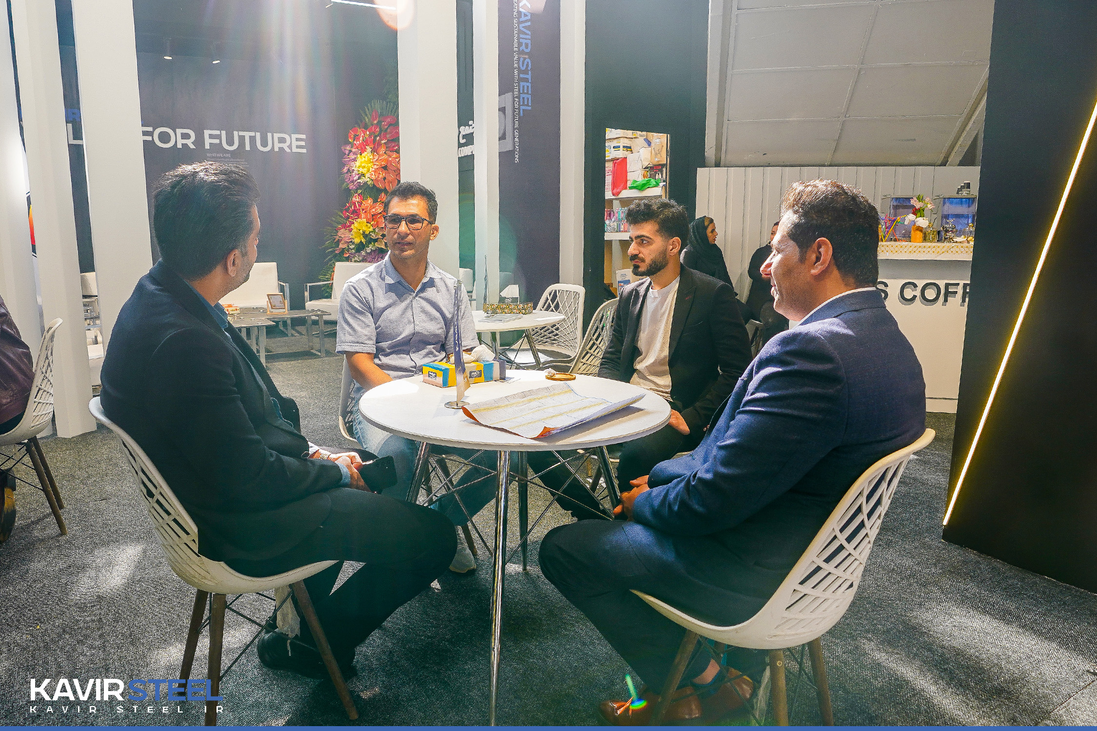 غرفه فولاد کویر در دومین روز از بیست و دومین نمایشگاه متافو تهران