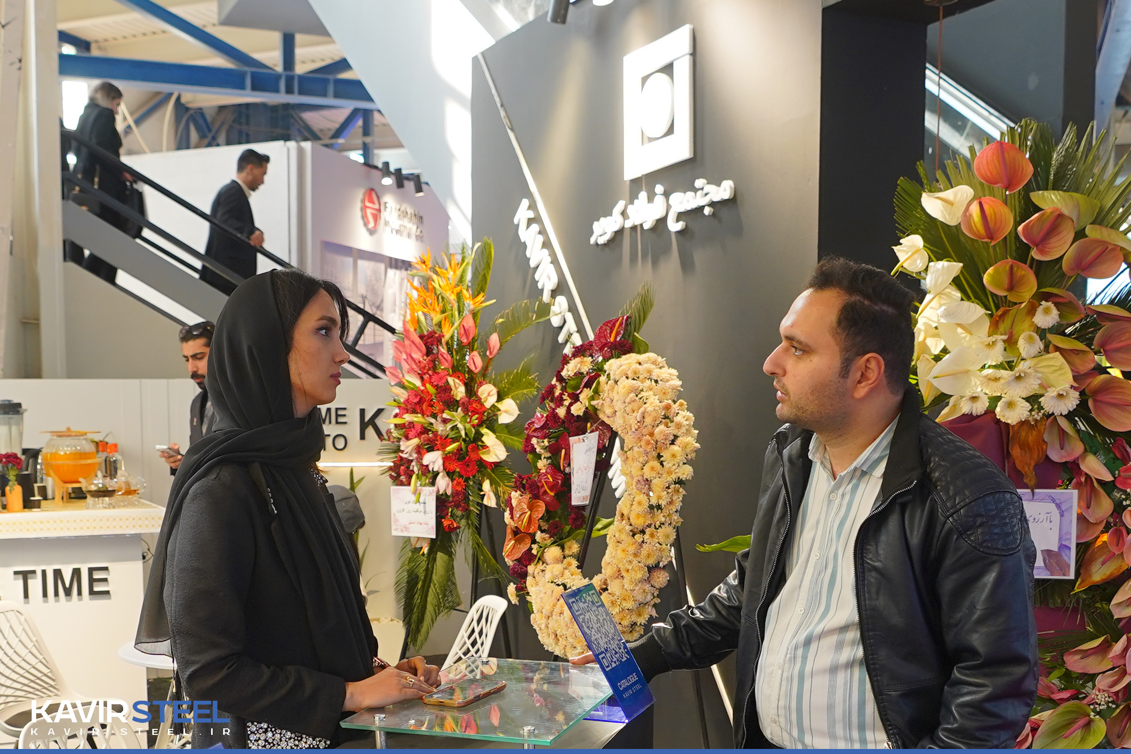 غرفه فولاد کویر در آخرین روز از بیست و دومین نمایشگاه متافو تهران