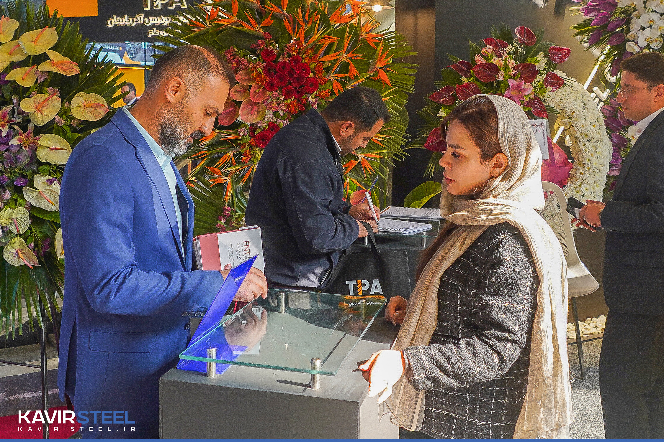 غرفه فولاد کویر در دومین روز از بیست و دومین نمایشگاه متافو تهران