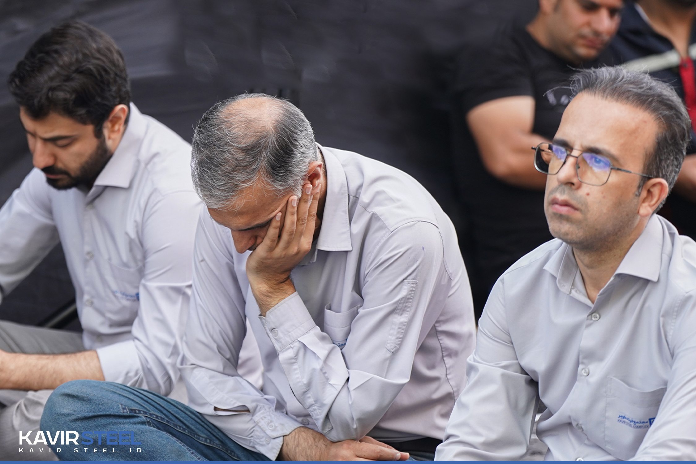 برگزاری آیین قرائت زیارت عاشورا و عزاداری محرم در فولاد کویر