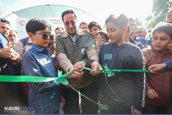 فولاد کویر اولین جنگل شهری کشور و بزرگترین پروژه زراعت چوب ایران را افتتاح کرد