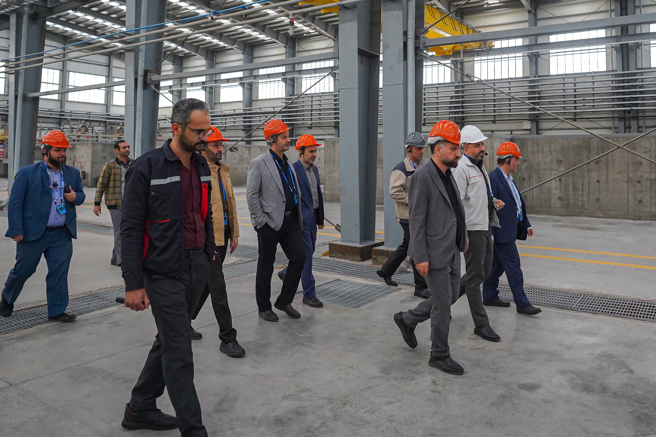 بازدید مدیرکل و معاونین صدا و سیمای اصفهان از فولاد کویر