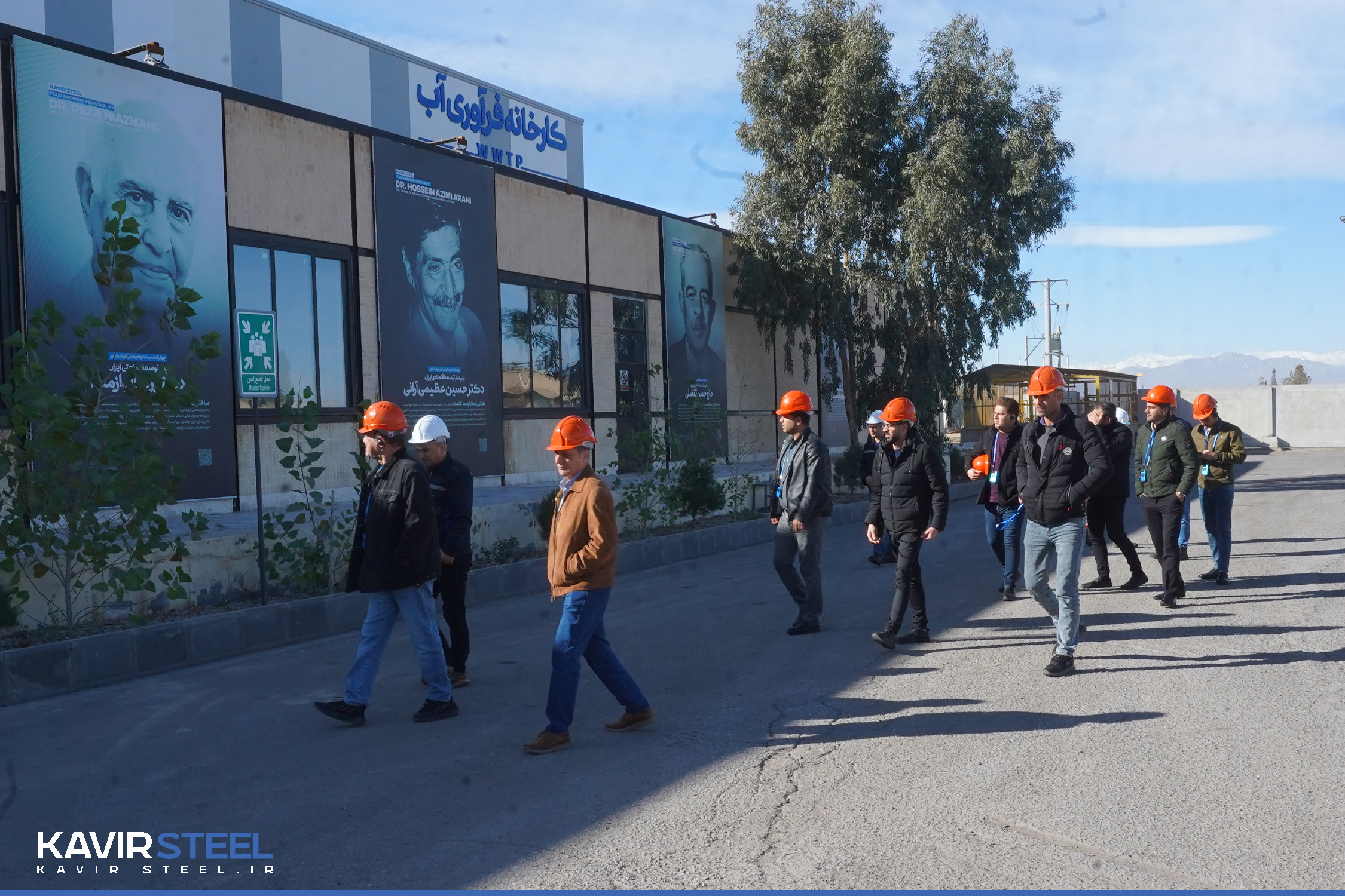 بازدید جمعی از مدیران ارشد مجتمع فولاد روهینا جنوب از فولاد کویر