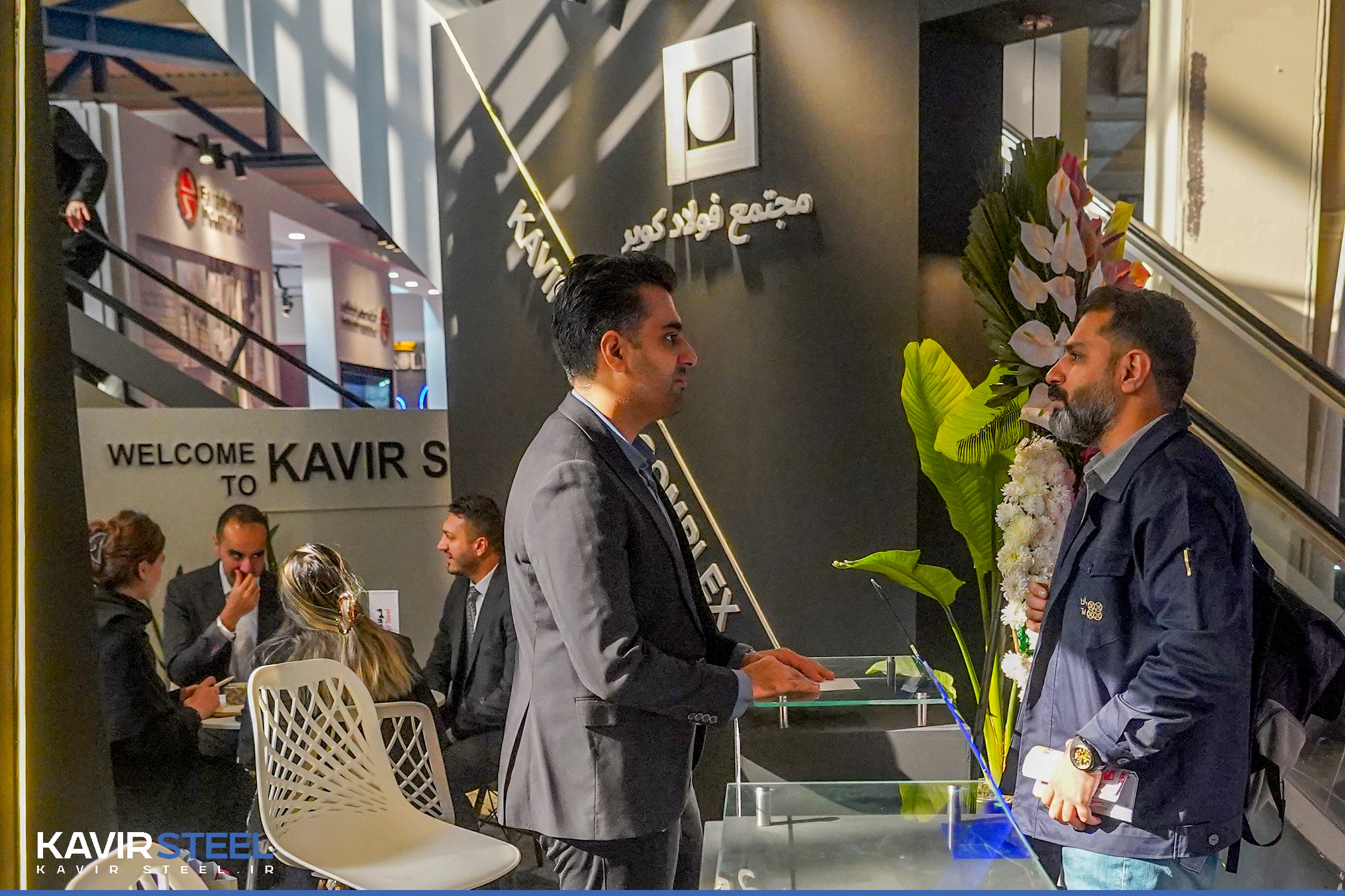 غرفه فولاد کویر در دومین روز از بیست و دومین نمایشگاه متافو تهران