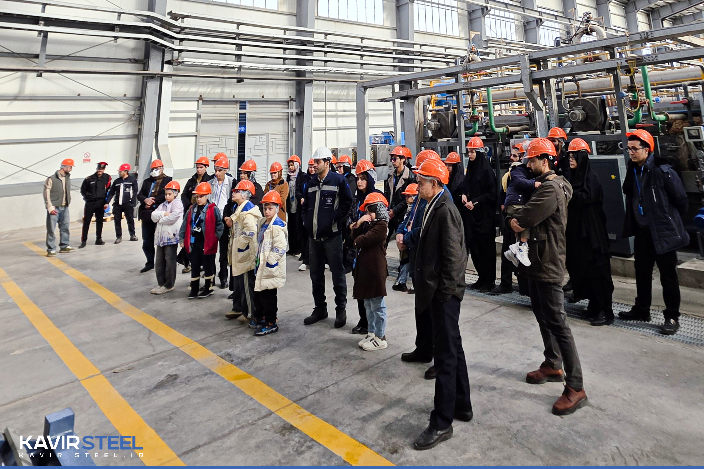پنجاهمین برنامه بازدید خانواده کارکنان فولاد کویر
