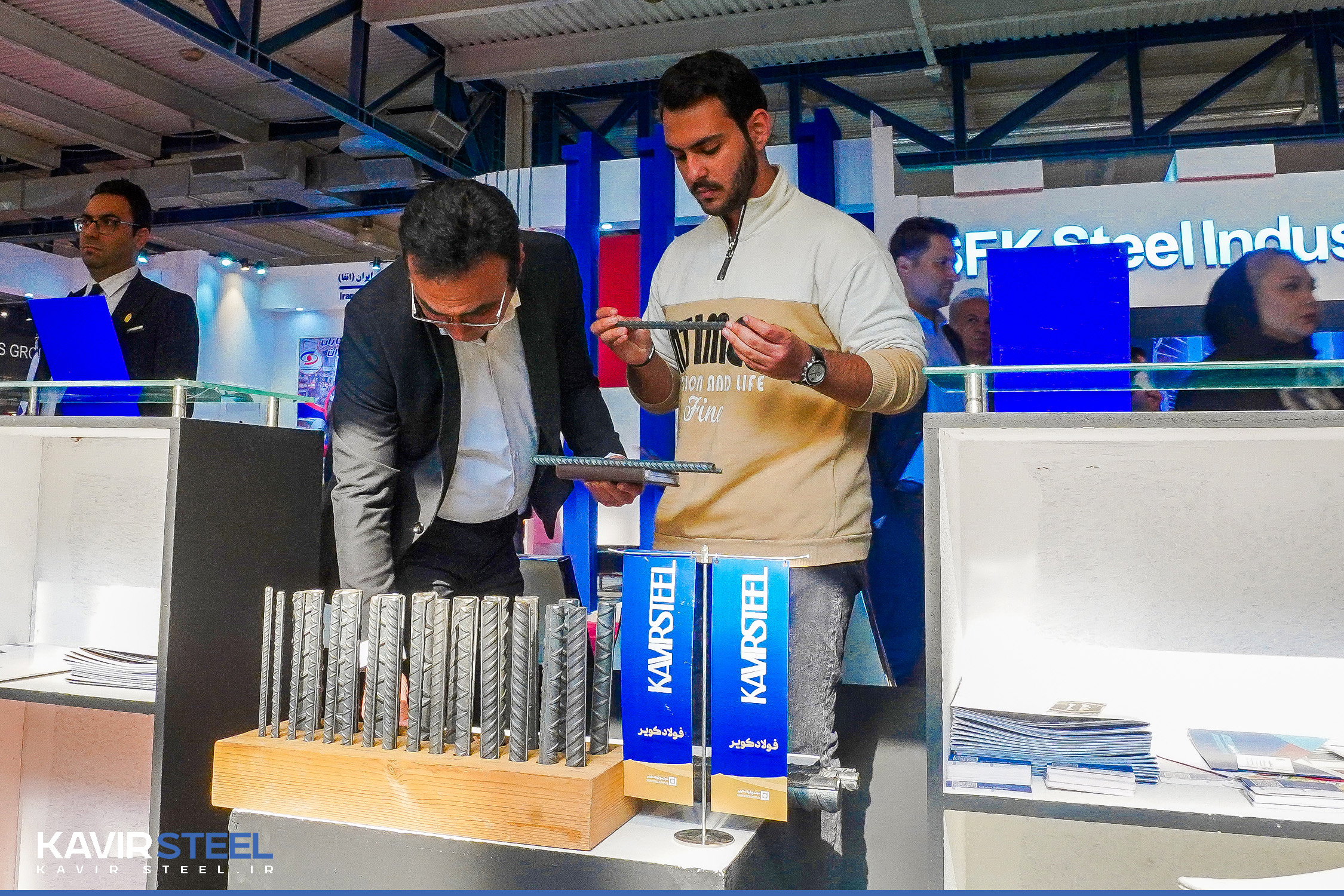 غرفه فولاد کویر در دومین روز از بیست و دومین نمایشگاه متافو تهران