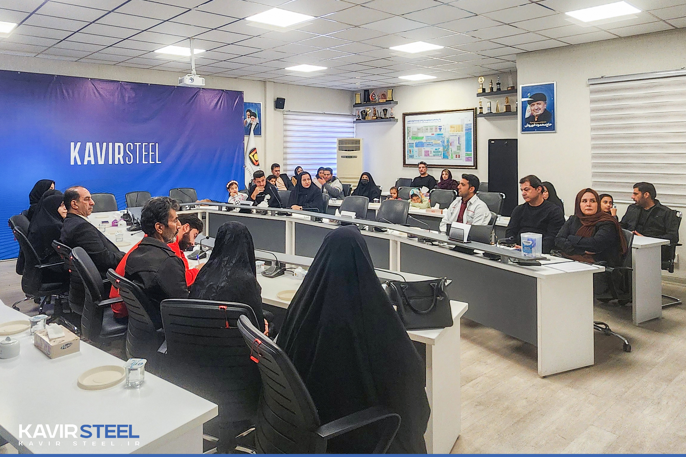 چهل و نهمین برنامه بازدید خانواده کارکنان فولاد کویر