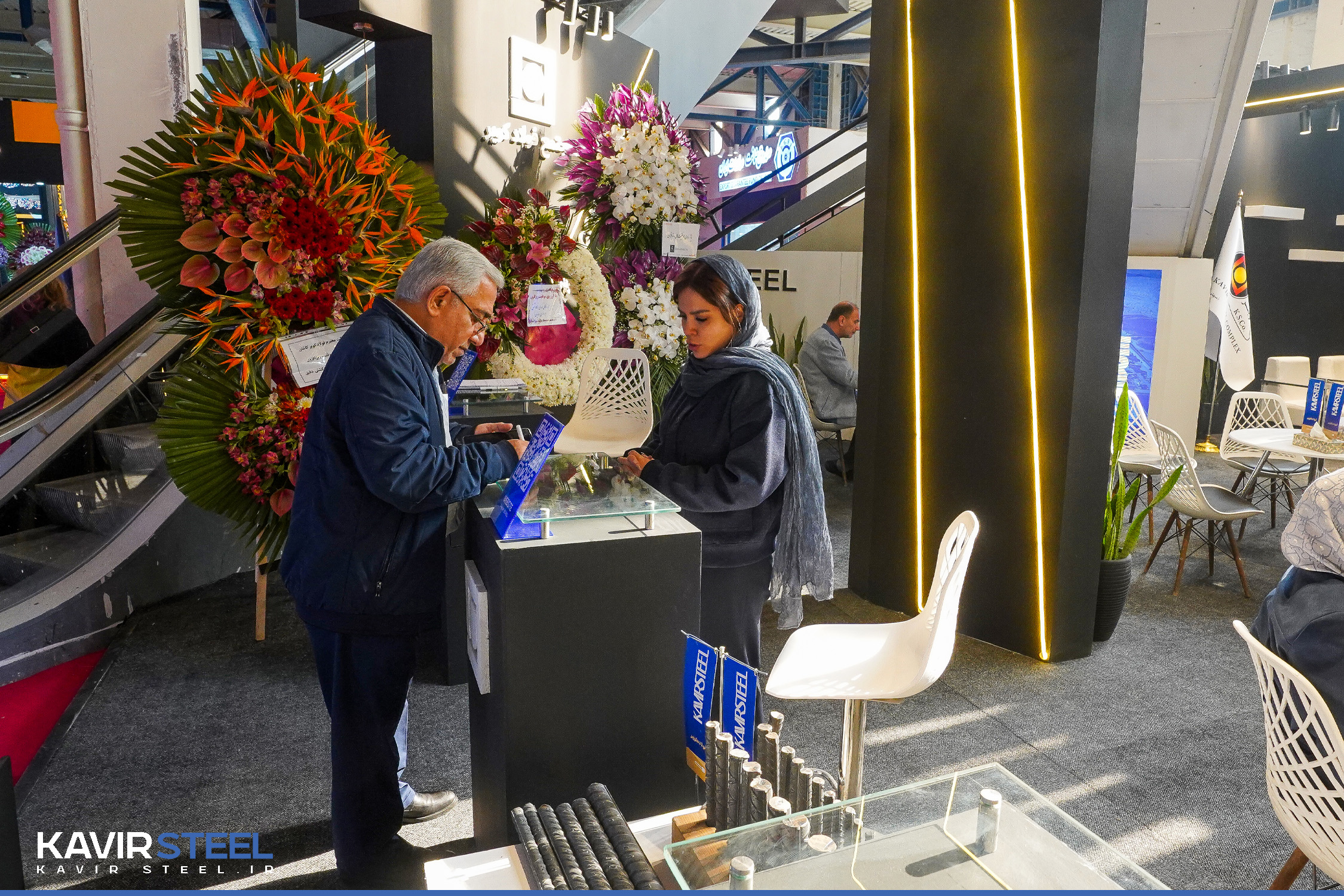 آغاز به کار نمایشگاه متافو/ فولادکویر در بیست و دومین نمایشگاه فولاد و متالورژی تهران