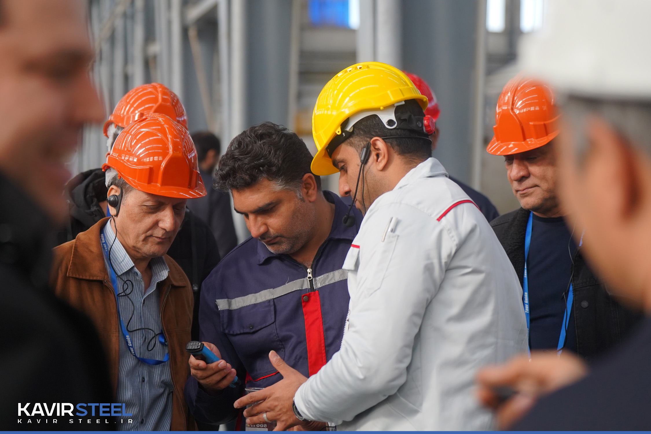 بازدید جمعی از مدیران ارشد مجتمع فولاد روهینا جنوب از فولاد کویر
