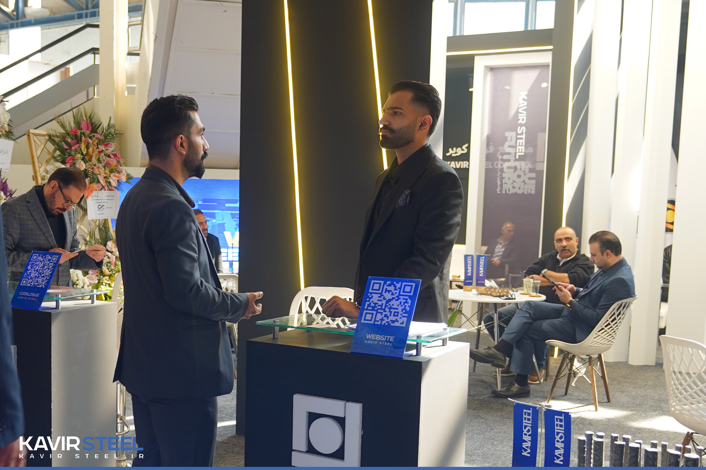 غرفه فولاد کویر در آخرین روز از بیست و دومین نمایشگاه متافو تهران