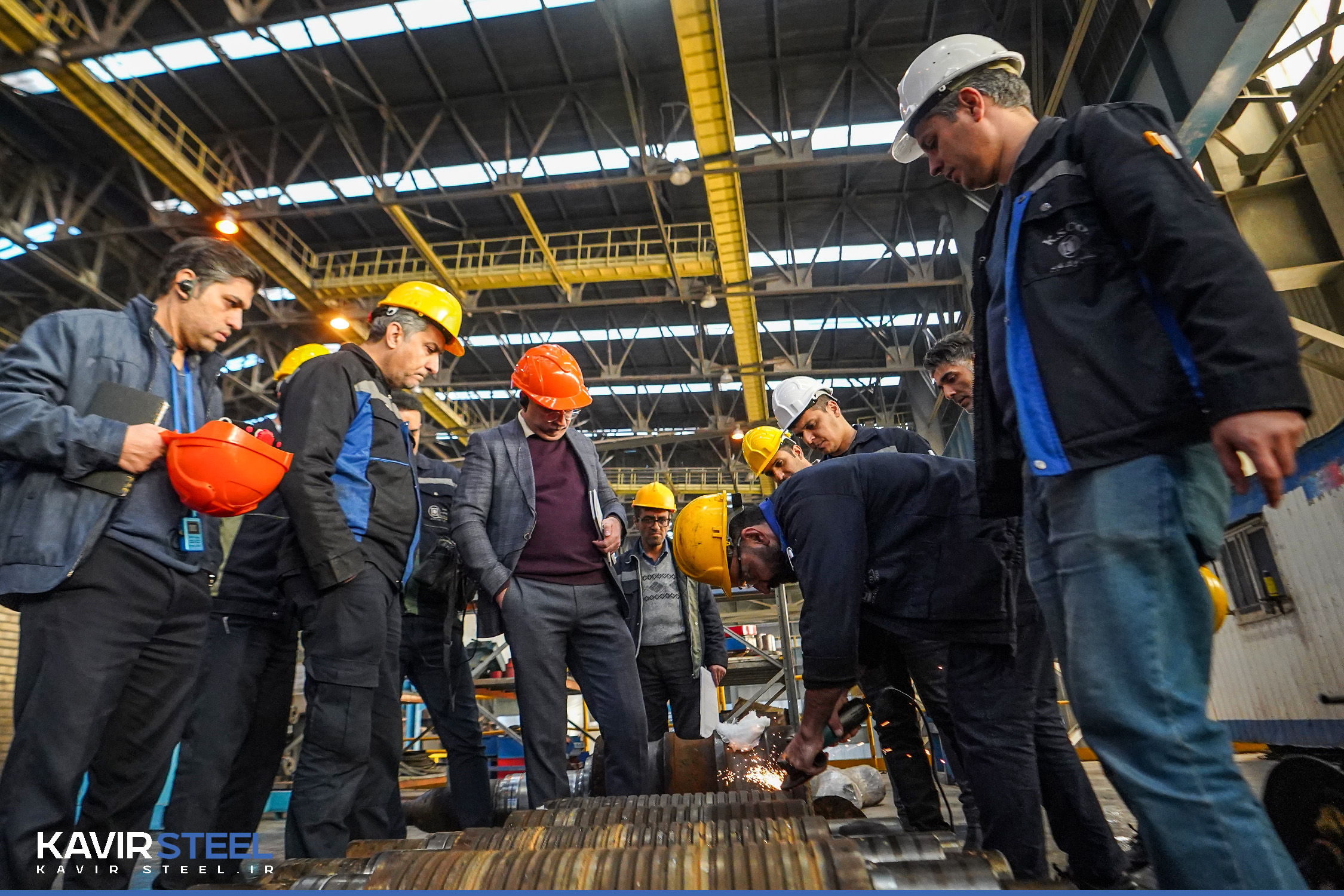 بازدید شرکت تولیدی چدن سازان از فولادکویر
