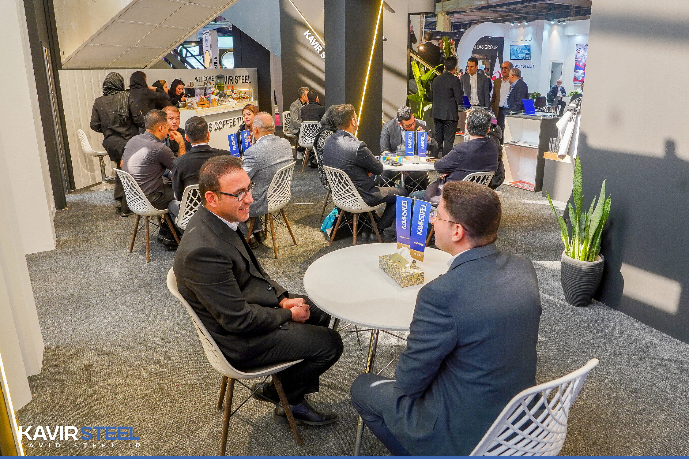 غرفه فولاد کویر در دومین روز از بیست و دومین نمایشگاه متافو تهران