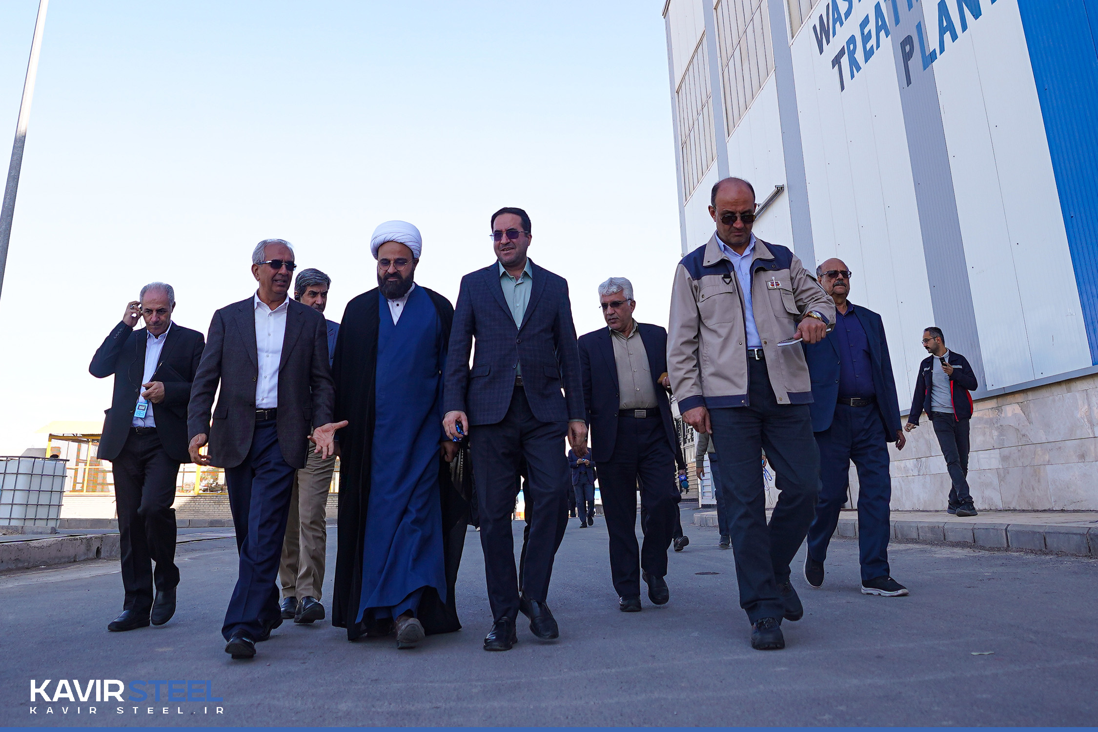 بازدید رئیس سازمان منابع طبیعی و آبخیزداری کشور از فولاد کویر