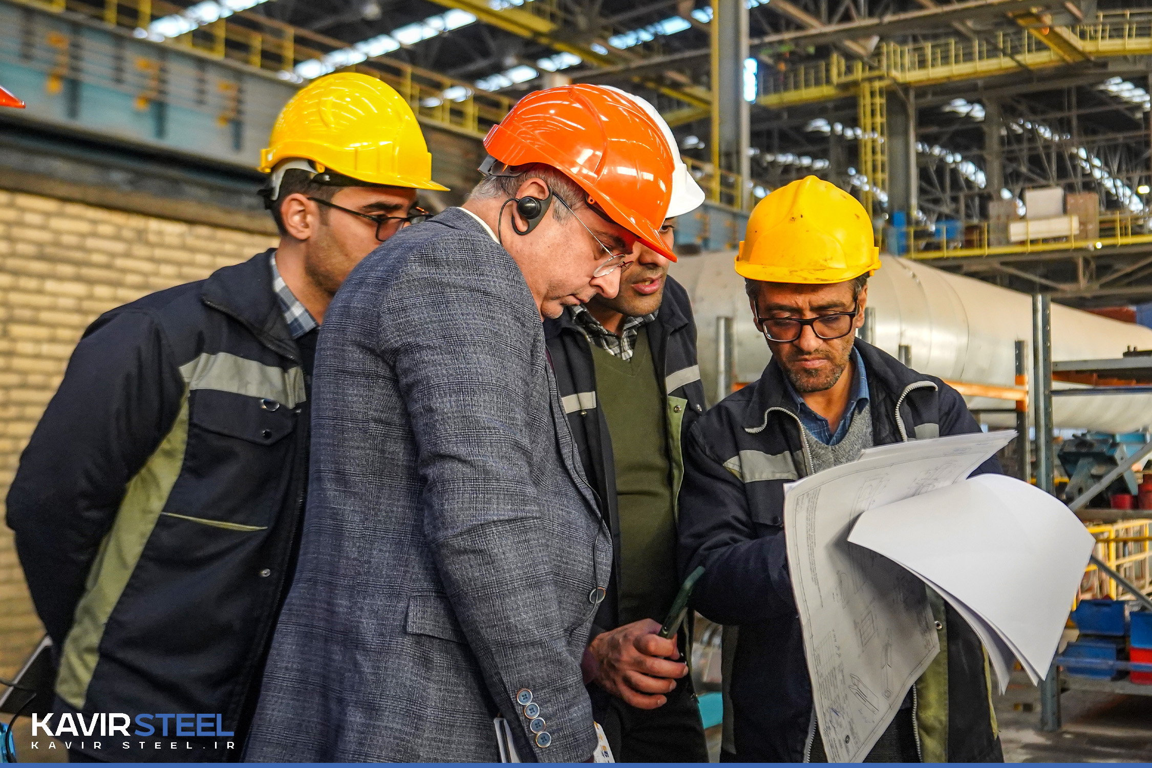 بازدید شرکت تولیدی چدن سازان از فولادکویر