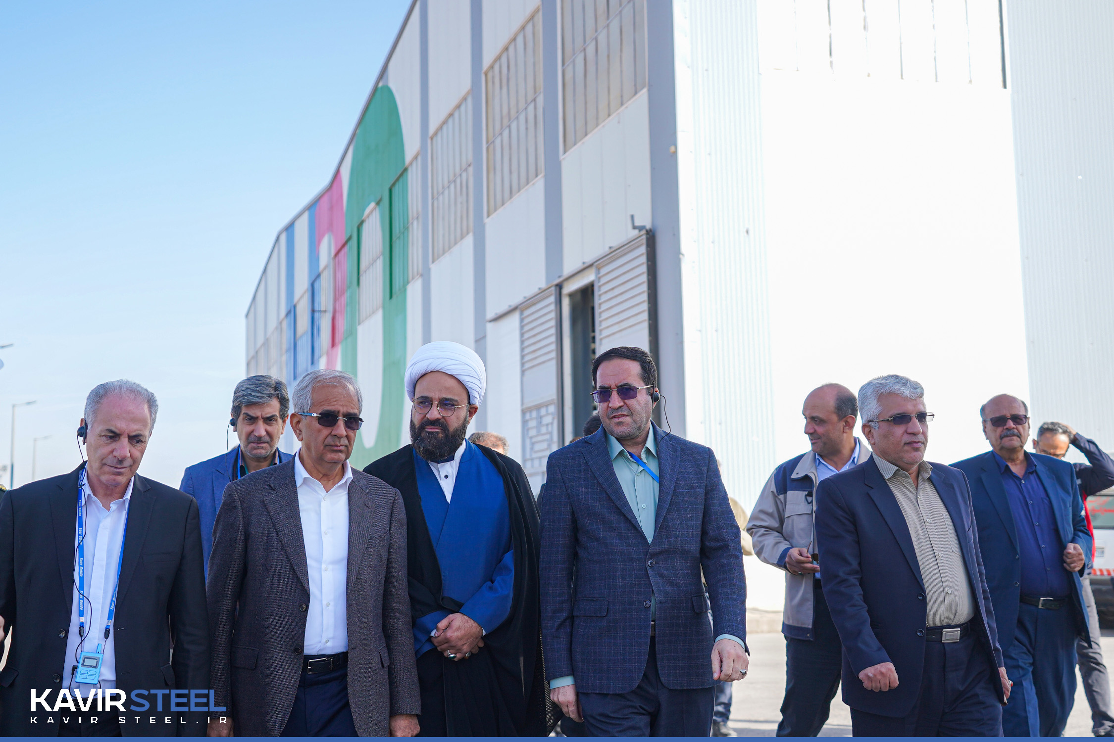 بازدید رئیس سازمان منابع طبیعی و آبخیزداری کشور از فولاد کویر