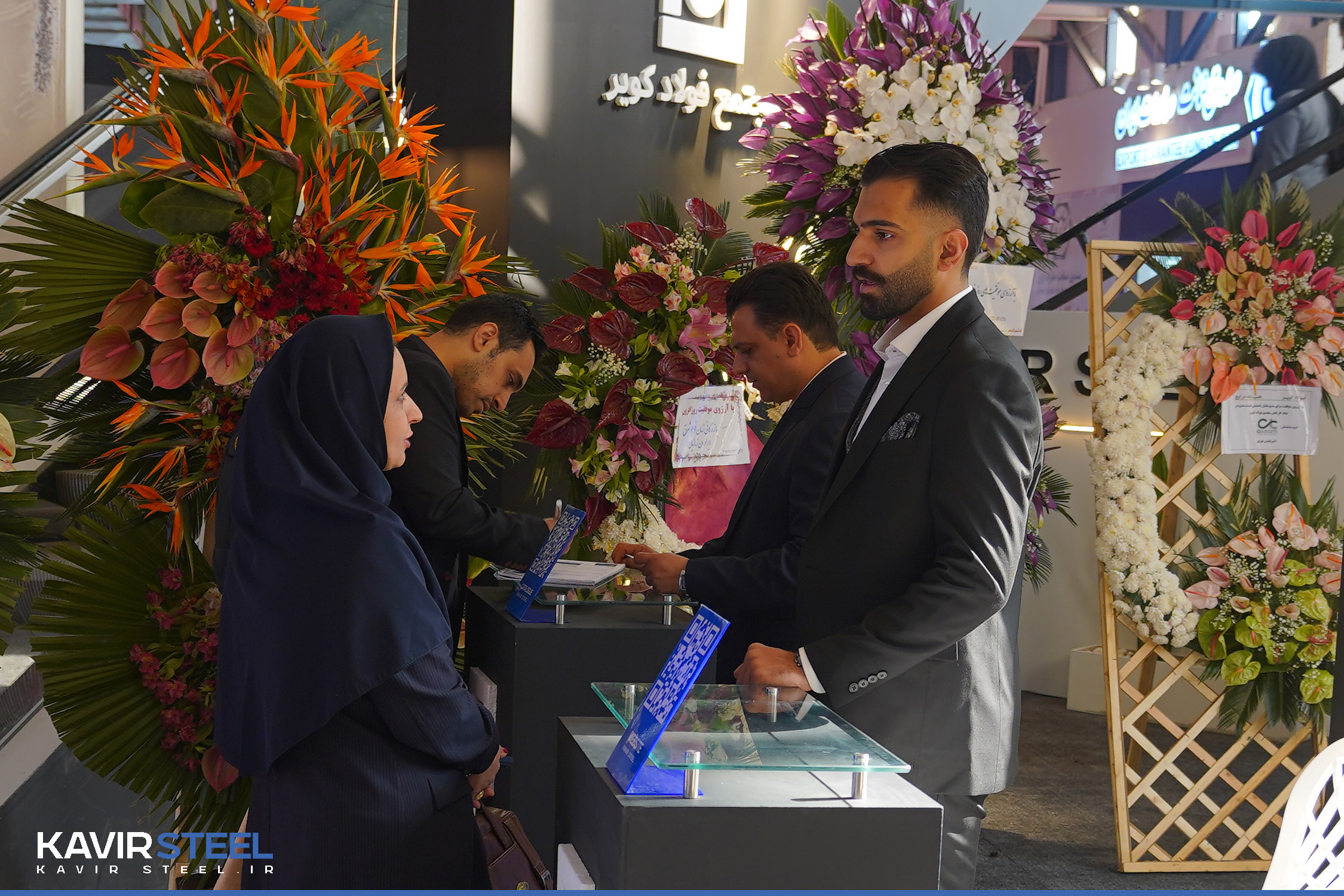 غرفه فولاد کویر در سومین روز از بیست و دومین نمایشگاه متافو تهران