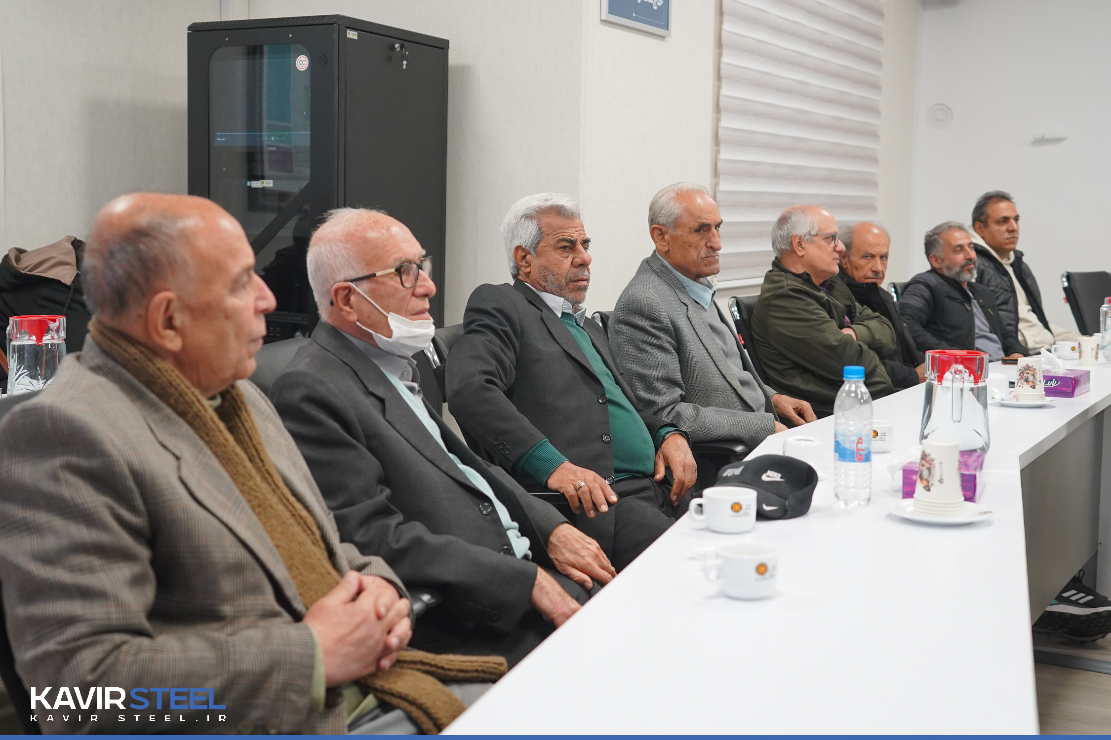 بازدید جمعی از سهامداران از روند پیشرفت پروژه‌های توسعه فولاد کویر