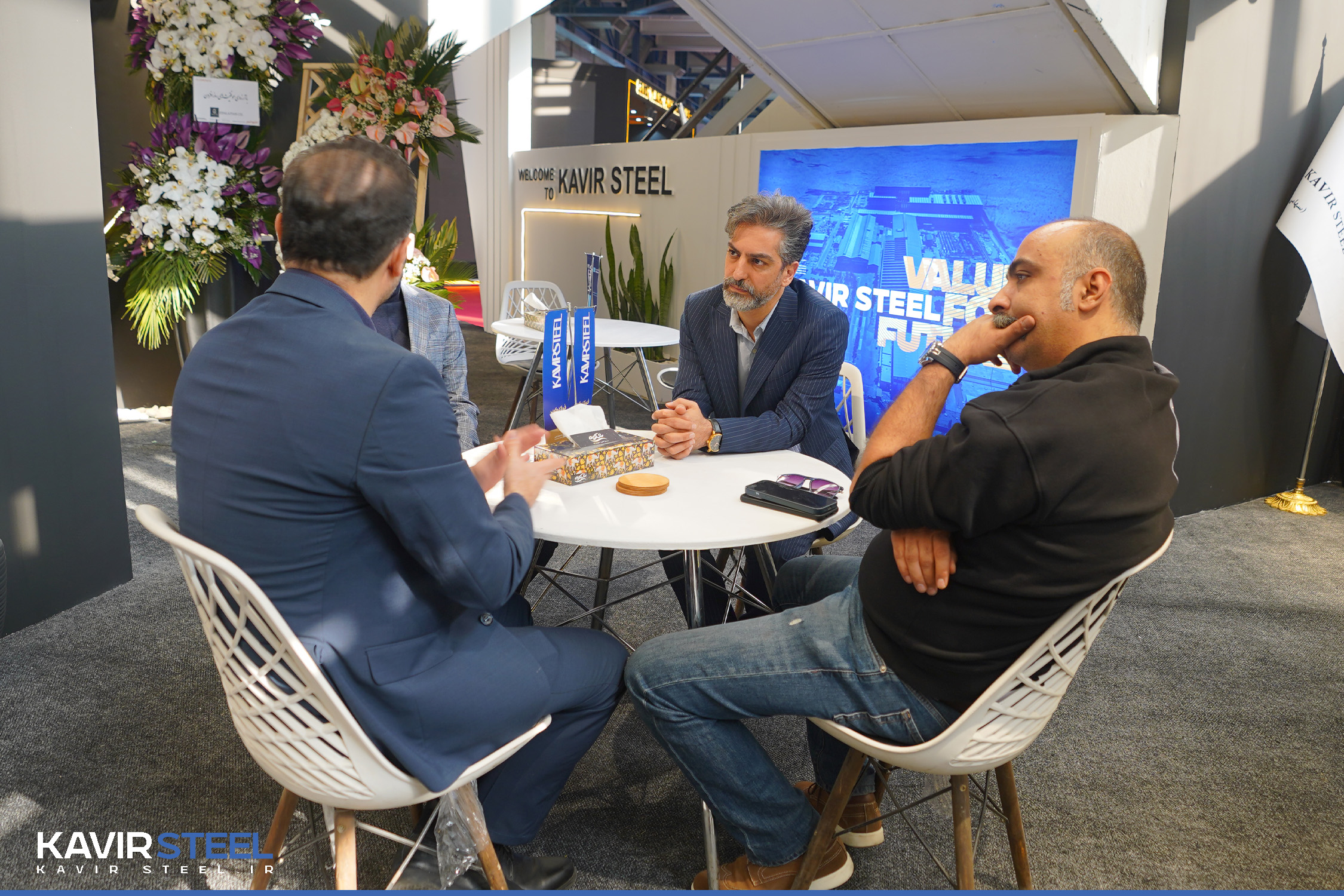 غرفه فولاد کویر در آخرین روز از بیست و دومین نمایشگاه متافو تهران