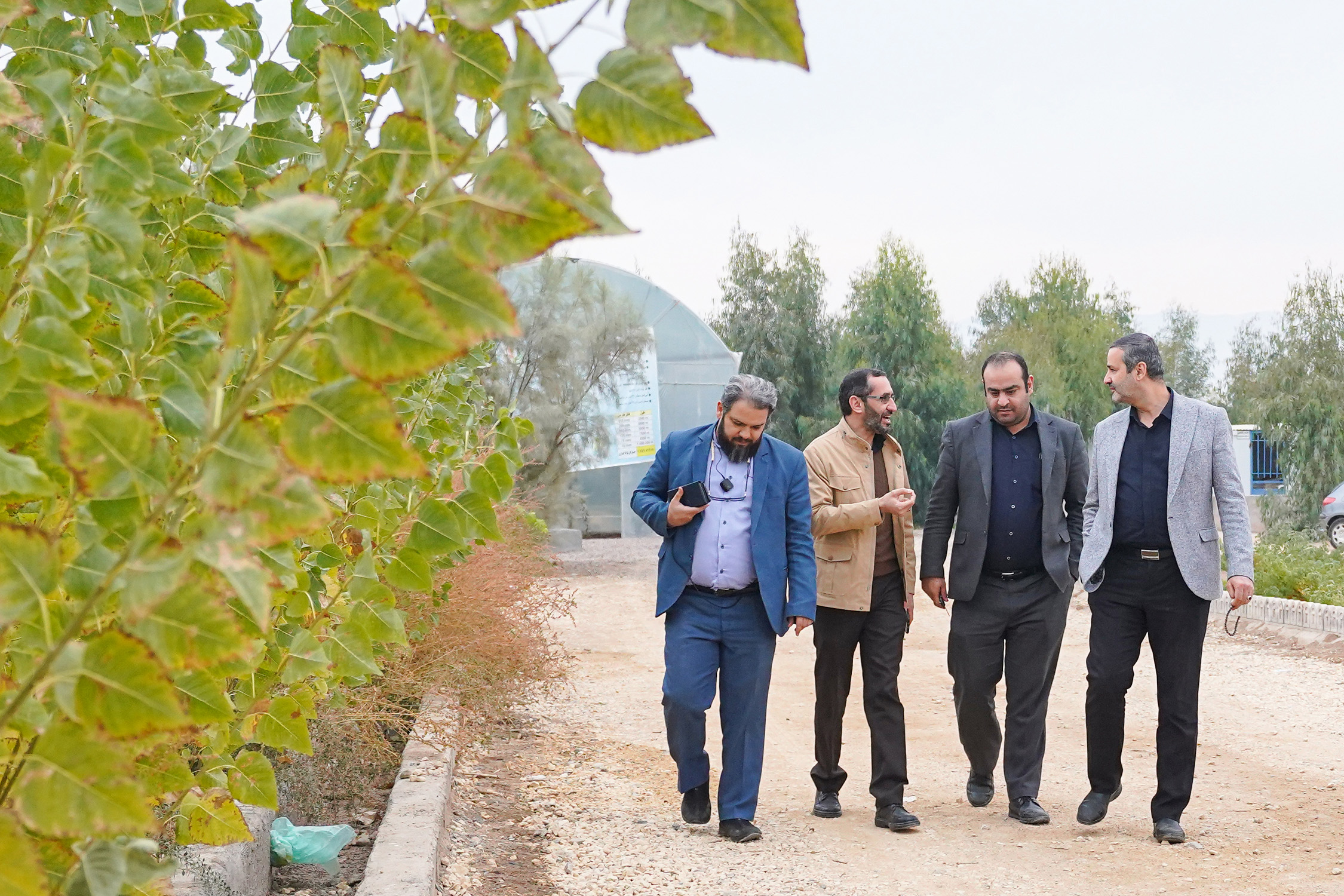 بازدید مدیرکل و معاونین صدا و سیمای اصفهان از فولاد کویر