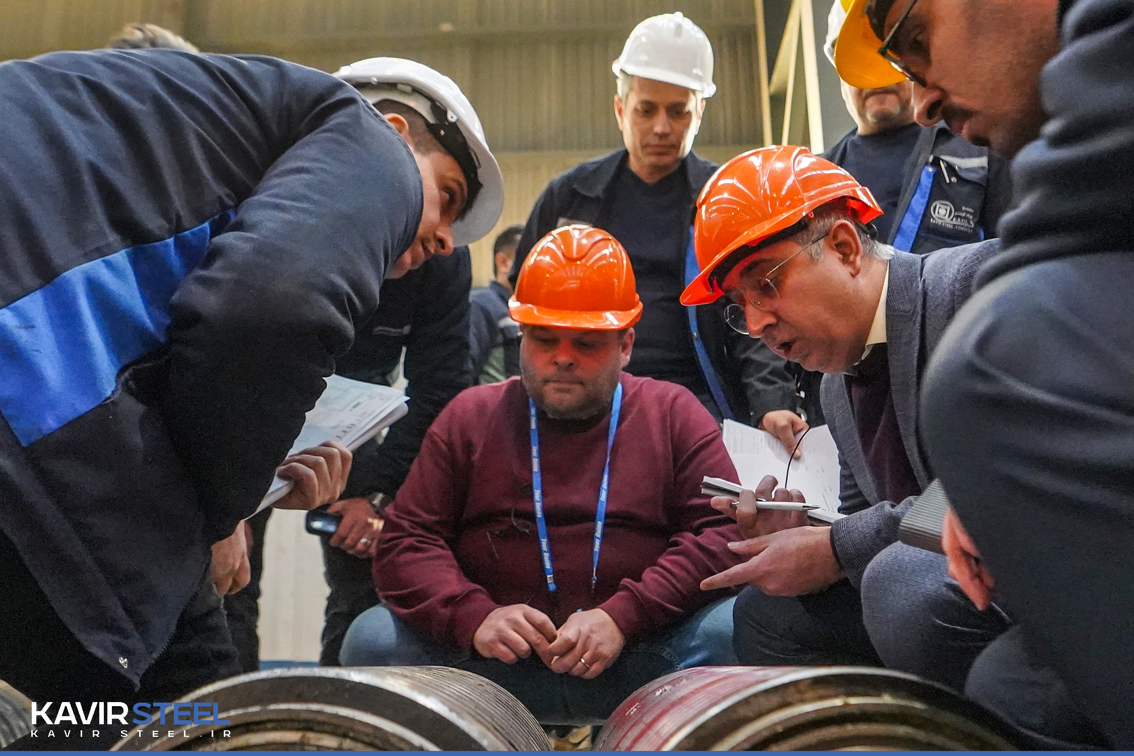 بازدید شرکت تولیدی چدن سازان از فولادکویر