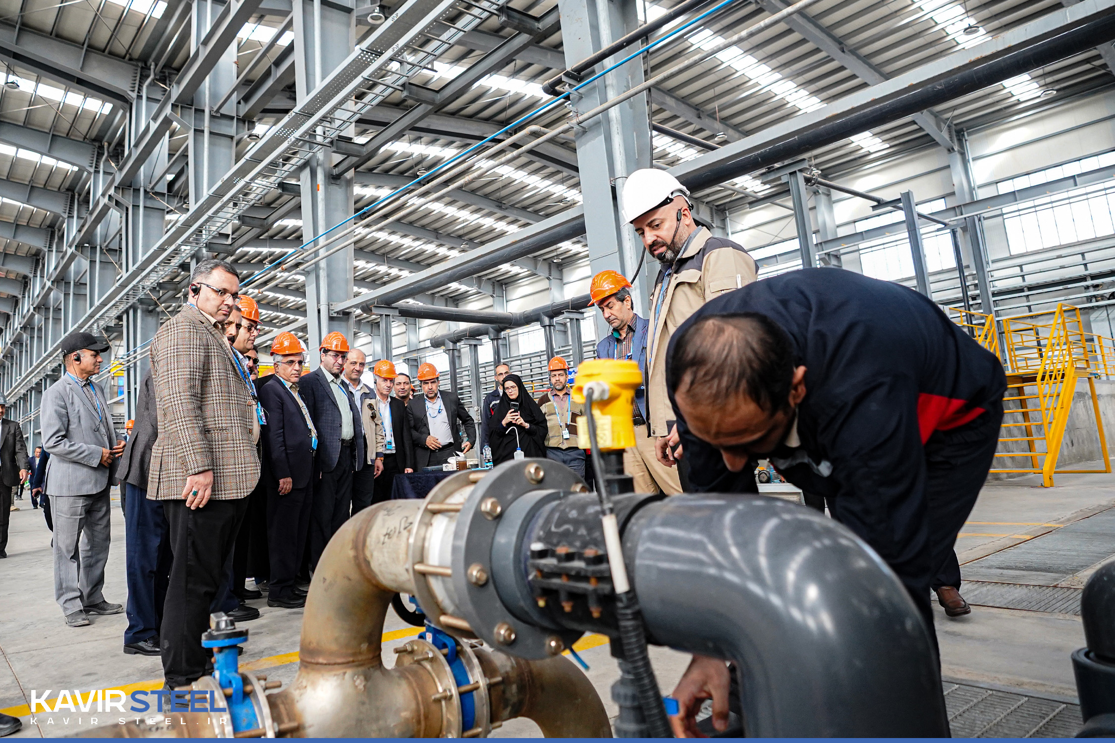 بازدید رئیس سازمان منابع طبیعی و آبخیزداری کشور از فولاد کویر